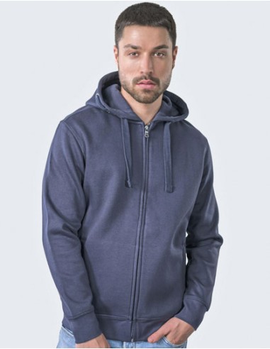 HRM-707-Mens Premium Hooded Jacket